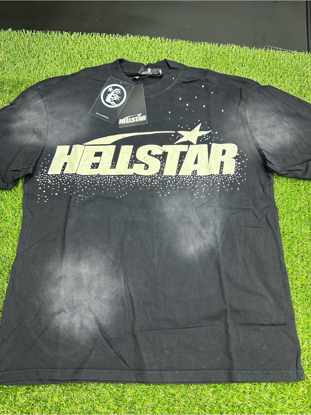 Hellstar Black Short-Sleeve Logo Tee